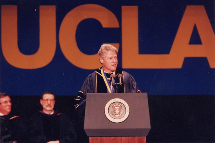 President Clinton at UCLA's 75th Anniversary Convocation